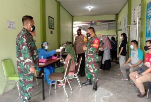 Serbuan Vaksinasi Kodim 0410/KBL bekerjasama 14 Puskesmas 1 Rumah Sakit