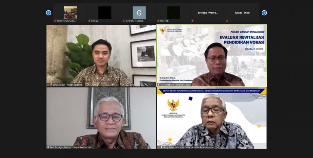 Setkab Gelar Diskusi Kelompok Terpumpun Bahas Evaluasi Revitalisasi Pendidikan Vokasi