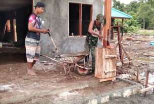 TMMD: Semua Warga Kampung Dorba Bersatu Wujudkan Kemajuan Kampung