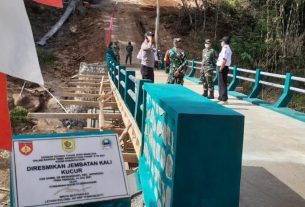 TMMD Sengkuyung Tahap II Kodim 0728/Wonogiri, Selesaikan Pembangunan Jembatan