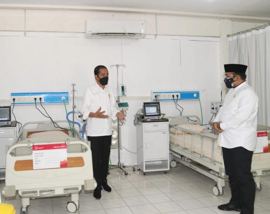 Tangani Pasien COVID-19, Presiden Jokowi: Rumah Sakit Asrama Haji Beroperasi Besok