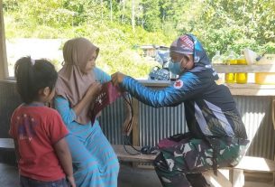 Tim Kesehatan TMMD Ke 111 Kodim 1407/Bone Aktif Berikan Pelayanan Gratis Kepada Warga