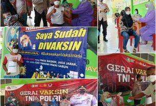 Tim Mobile Vaksinasi Polres Tubaba Sambanggi Kerumah Warga