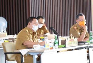 Ikuti Vicon Perpanjangan PPKM Mikro Tahap XII, Gubernur Arinal Laporkan Kondisi Terkini Covid-19