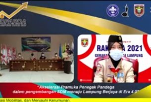 Buka Sidang Paripurna Kwarda Pramuka Lampung Tahun 2021, Chusnunia Chalim Ajak Kader Ciptakan Dewan Kerja yang Handal