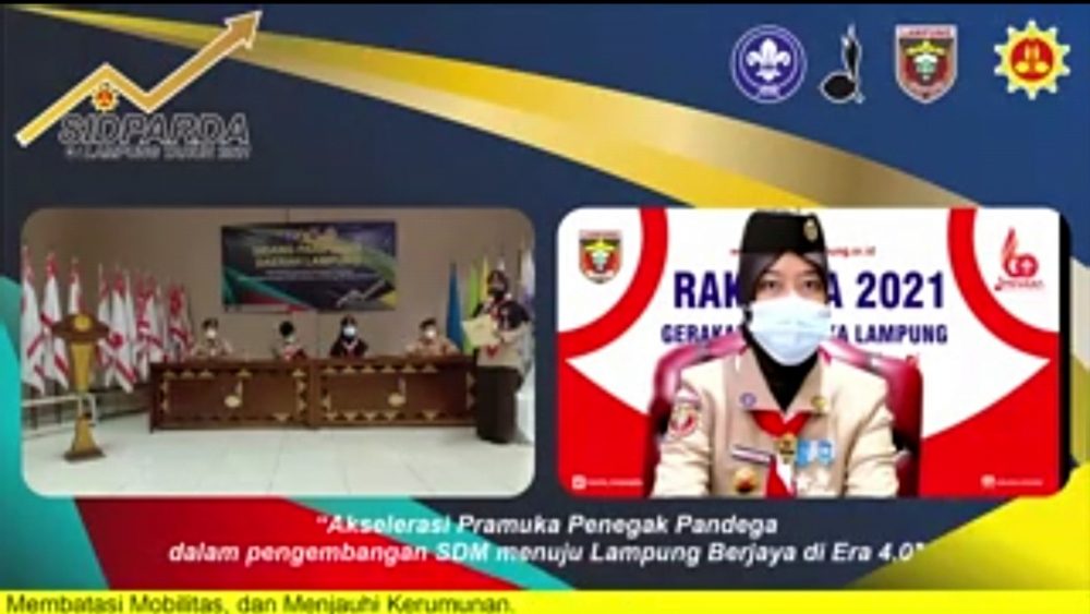 Buka Sidang Paripurna Kwarda Pramuka Lampung Tahun 2021, Chusnunia Chalim Ajak Kader Ciptakan Dewan Kerja yang Handal