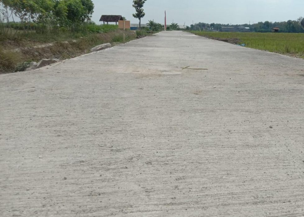 Buah Kerja Keras, Pengecoran Jalan TMMD Capai 95 Persen