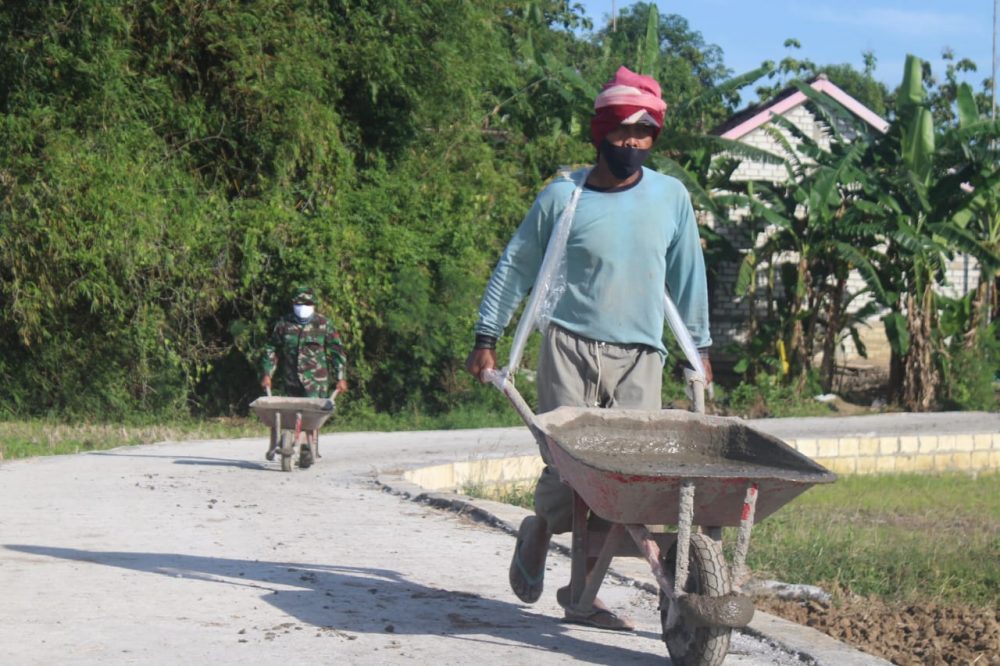 Sektor Barat Perbatasan Desa Tamansari Dan Desa Sumberarum Hampir Selesai