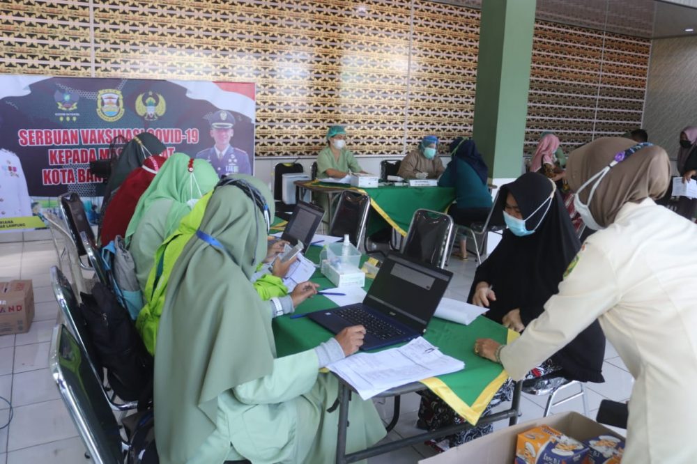 (Kodim) 0410/KBL masih terus menggelar kegiatan Serbuan Vaksinasi