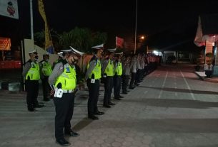 Ratusan Personel Polres Tubaba Diterjunkan