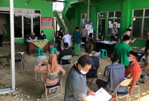 Polres Lampung Utara gelar Vaksinasi Covid-19 keliling