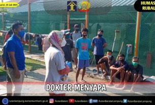 Dokter Menyapa : Wujud Kepedulian Kesehatan Bagi WBP Rutan Bandar Lampung