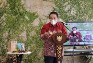 Gubernur Lampung Lepas Ekspor Perdana Produk Cokelat Krakakoa ke Singapura
