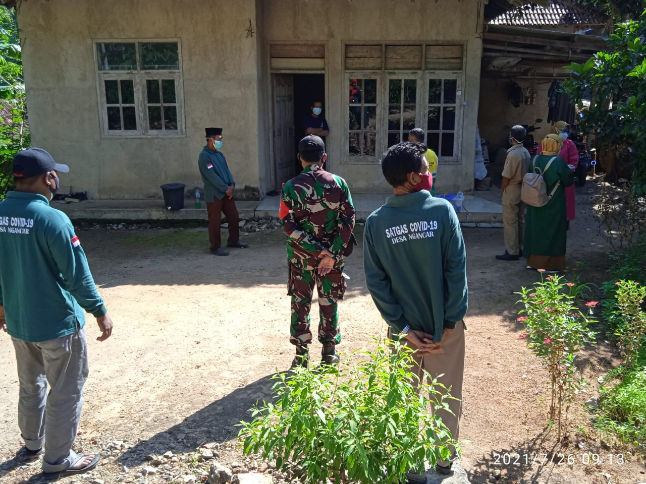 Keterlibatan Babinsa Dalam Pelaksanaan Tracing, Tindakan Percepatan Penanganan Covid