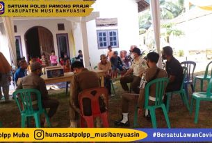 Satpol PP Muba Datangi Rumah Warga Yang Akan Laksanakan Resepsih Pernikahan