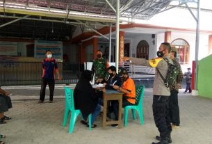 Babinsa bersama Lurah Rajabasa Pemuka lakukan pemantauan