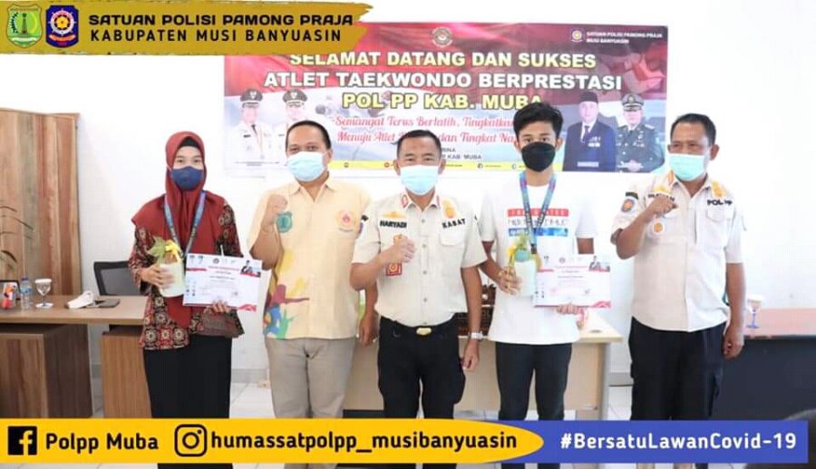 Atlit Taekwondo Binaan Satpol PP Muba Juarai Berbagai Pertandingan