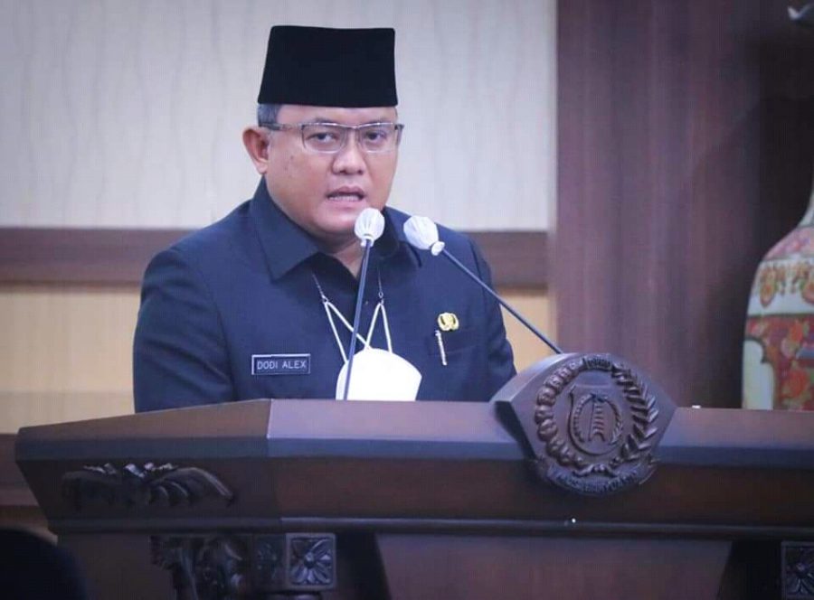 Bupati Dodi Reza Sampaikan Perubahan KUA dan PPAS 2021
