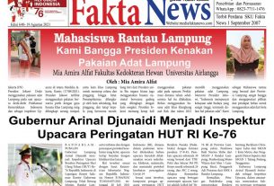 SURAT KABAR UMUM FAKTA NEWS Edisi 639- 17 AGUSTUS-2021