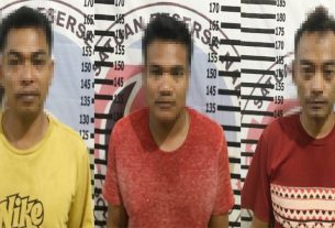 Gerebek Kontrakan di Menggala, Polisi Tangkap Tiga Orang Yang Sedang Asyik Pesta Narkotika