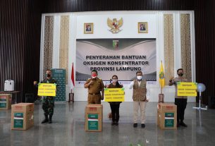 Gubernur Lampung Terima Bantuan Oksigen Konsentrator dari Tanoto Foundation
