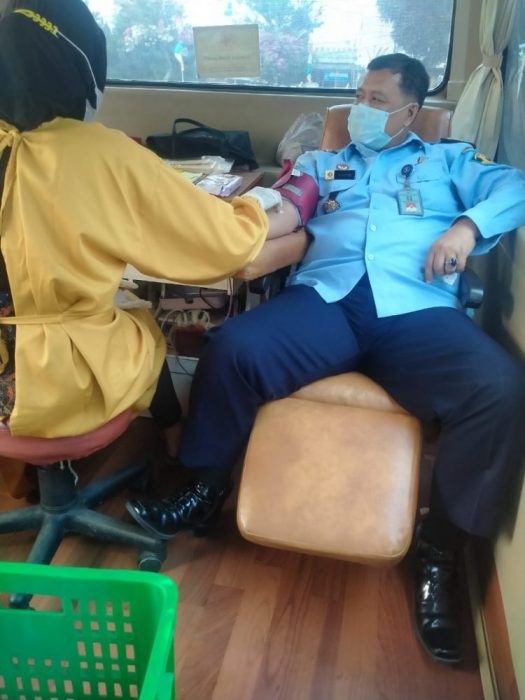 Hari Bhakti Kemenkumham RI, Lapas Klas IIA Kotabumi Gelar Penguatan SDM dan Donor Darah