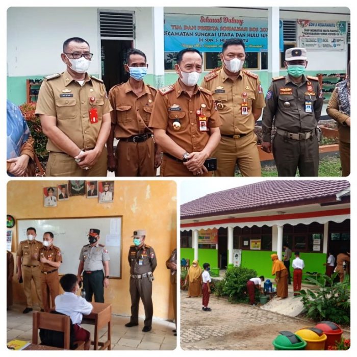 Hari Kedua PTM, Pemkab Lampura Terus Pantau Prokes