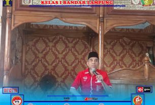 Irjen Kemenkumham Berikan Tausiyah Kepada WBP Lapas Kelas I Bandar Lampung