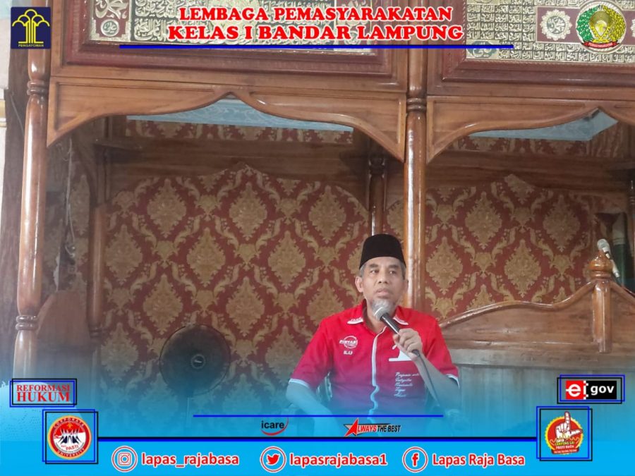 Irjen Kemenkumham Berikan Tausiyah Kepada WBP Lapas Kelas I Bandar Lampung