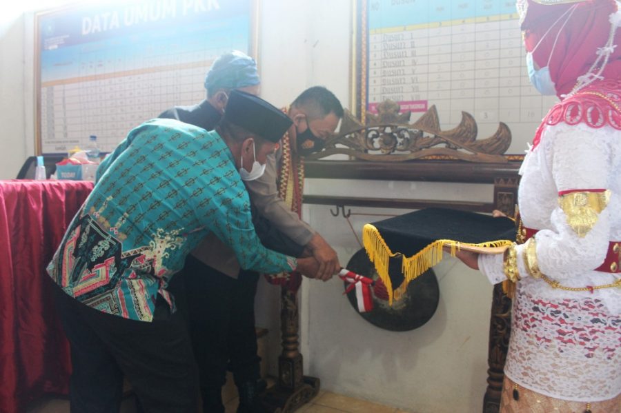 Kapolres Tubaba Resmikan Tiyuh Tangguh Bersih Narkoba