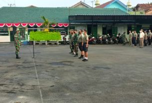 Kasdim 0410/KBL Pimpin Rapat Pengecekan Personel