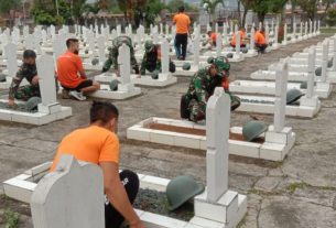 Kodim 0410KBL bersama Prajurit dan ASN Korem 043Gatam melaksanakan Bhakti sosial