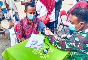 Kodim Bojonegoro Kembali Gelar Vaksinasi Dosis Kedua untuk Ratusan Naker Koperasi Karep