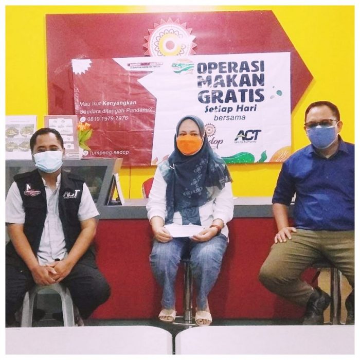 Operasi Makan Gratis Hingga Bulan Depan, JFH Lampung: Semoga "Sedop" Bisa Terus Berbagi Kebaikan
