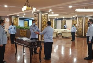 Pelaksana Tugas Kantor Wilayah Kemenkumham Lampung Resmi Berganti