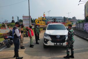 Peltu Joko Lakukan Penyekatan di Pos Rajabasa