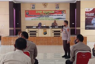 Polda Lampung Gelar Study Kelayakan Polsek Type D ke Type C di Jajaran Polres Tanggamus