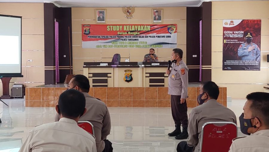 Polda Lampung Gelar Study Kelayakan Polsek Type D ke Type C di Jajaran Polres Tanggamus