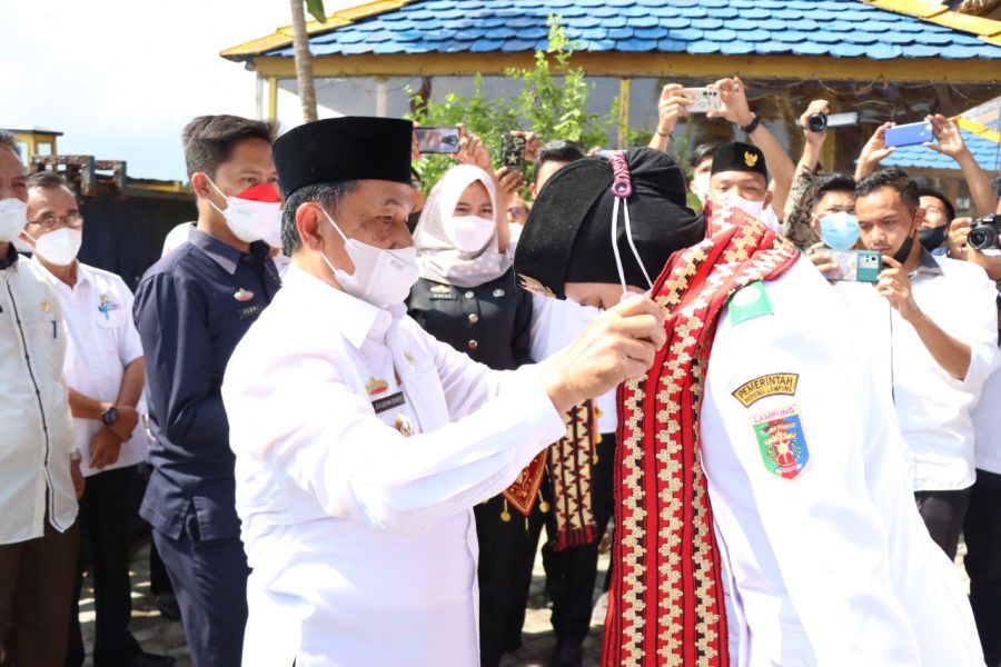 Pulang Kampung, Aurel Febrina Paskibraka Nasional Asal Pesibar di Sambut Wabup