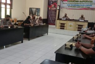Rorena Polda Lampung Gelar Supervisi di Polres Lampung Utara