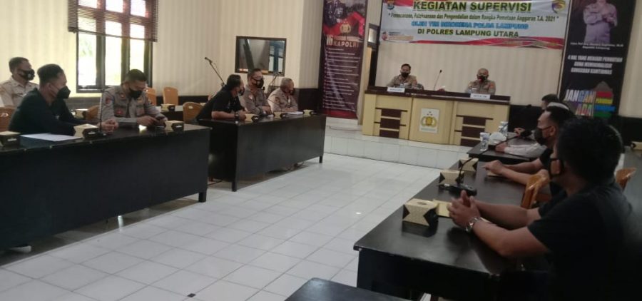 Rorena Polda Lampung Gelar Supervisi di Polres Lampung Utara