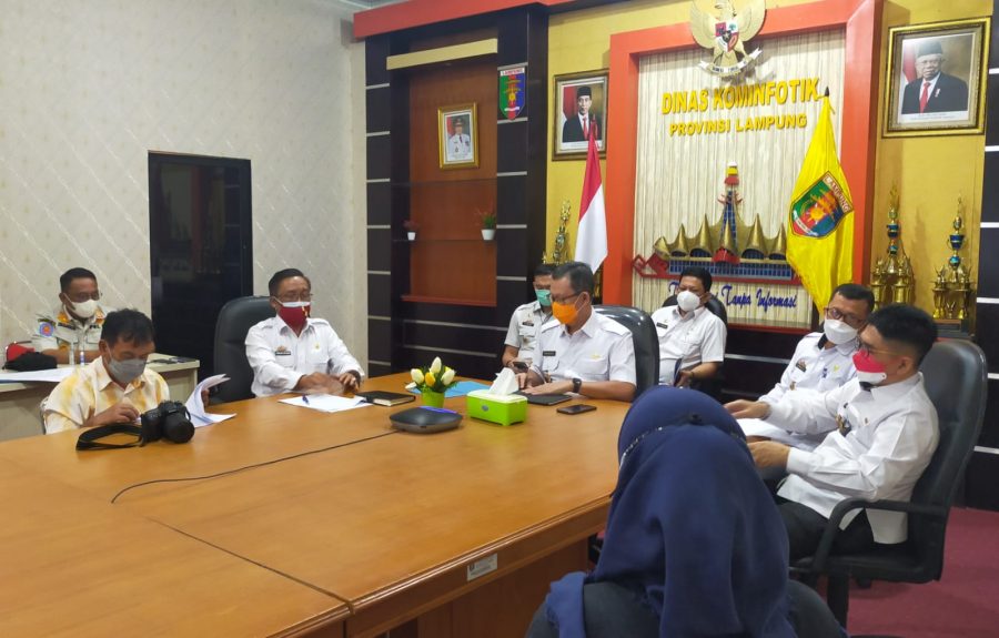Sekdaprov Lampung sampaikan keterangan Pers terkait Seleksi Calon Aparatur Sipil Negara (CASN) Pemprov Lampung Tahun 2021