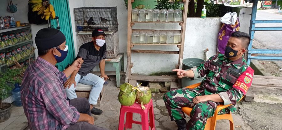 Upaya membangun Komunikasi Sosial dengan seluruh lapisan masyarakat terus dilakukan Babinsa