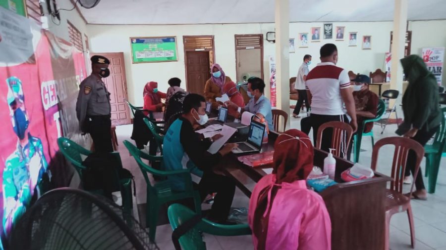 Vakasinasi Dosis Pertama Kembali digelar Polres Tubaba