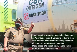 Gubernur Lampung sampaikan ucapan Terimakasih kepada Gubernur Sumsel