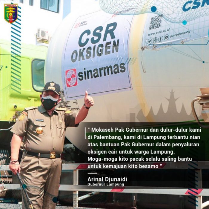 Gubernur Lampung sampaikan ucapan Terimakasih kepada Gubernur Sumsel