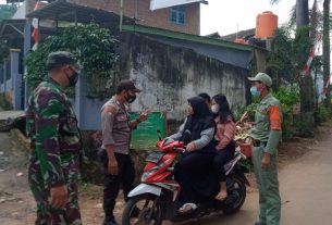 Cegah Penyebaran Covid 19 Ginanjar menghimbau Warga