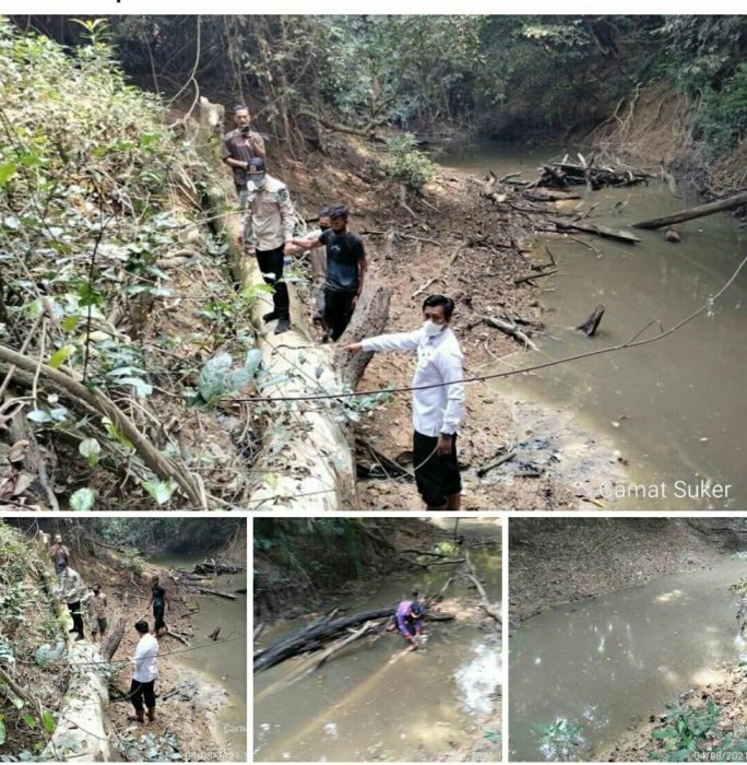 Adanya Dugaan Limbah PT. PAS Cemari Sungai Camat Sungai Keruh Cek Ke Lokasi