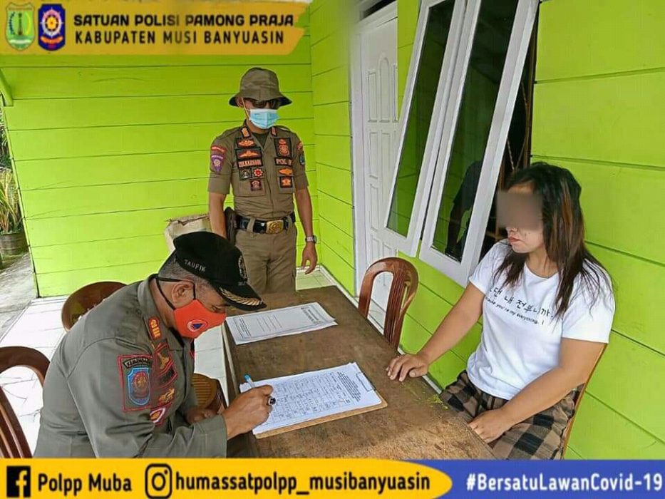 Satpol PP Muba Giat Tegakkan Perda No 13 Tahun 2005 dan Perda No 2 Tahun 2018