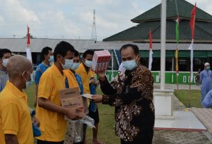 Songsong semarak HUT RI ke-76, Rutan Kelas I Bandar Lampung gelar berbagai kegiatan